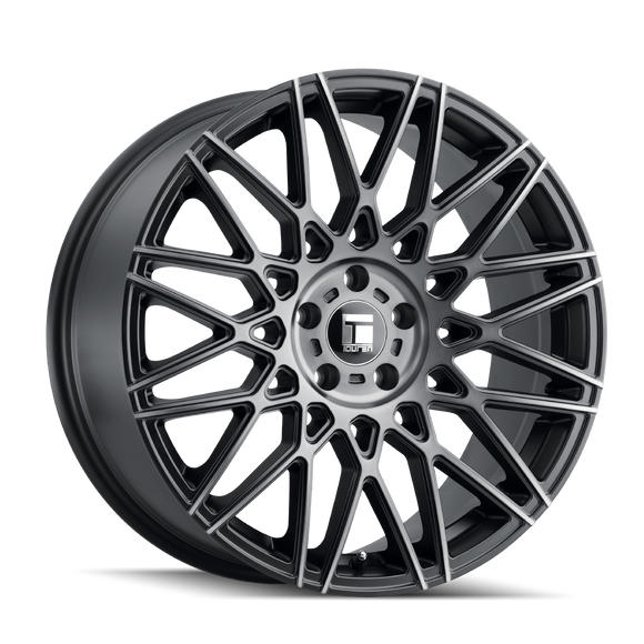 TOUREN TR78 3278 BRUSHED BLACK W/DARK TINT 18X8 5-100 40MM 56.1MM