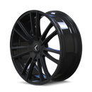 22x8.5 Kraze Spectra Gloss Black 5x114.3 ET38 CB74.1 Wheel Rim