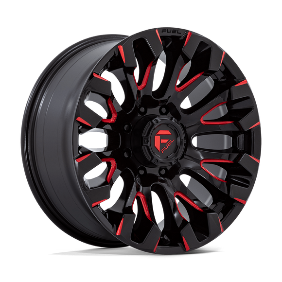 20x9 Fuel Off-Road D829 Quake Black 8x180 ET1 CB124.2 Wheel Rim