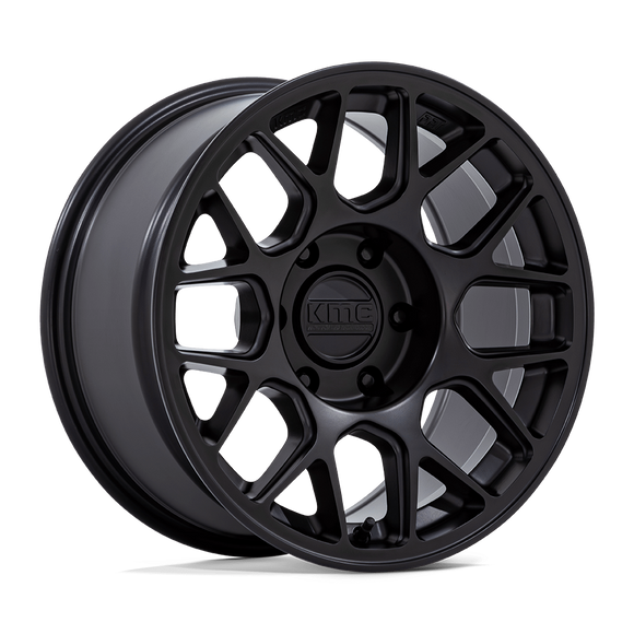 17X8.5 KMC KM730 Hatchet Matte Black 6x114.3 ET25 Wheel Rim