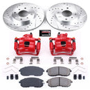 PowerStop Z23 Daily Driver Carbon-Fiber Ceramic Pads Drilled & Slotted Rotor & C