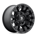 17x9 Fuel Off-Road D560 Vapor Matte Black 6x135 ET-12 CB106.1 Wheel Rim