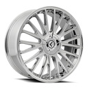 20x8.5 Kraze Double Down Chrome 5x108 ET38 CB73 Wheel Rim