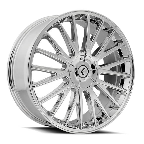 20x8.5 Kraze Double Down Chrome 5x108 ET38 CB73 Wheel Rim