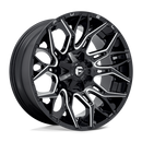 22x10 Fuel Off-Road D769 Twitch Gloss Black Milled 8x180 ET-18 CB124.2 Wheel Rim