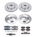 PowerStop Z23 Daily Driver Carbon-Fiber Ceramic Brake Pad and Drilled & Slotted