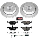 PowerStop Genuine Geomet Coated Rotor and Carbon-Fiber Ceramic Brake Pad Kit