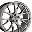 20" Replica Wheel DG15 Fits Dodge Hellcat 20x10 Hyper Wheel