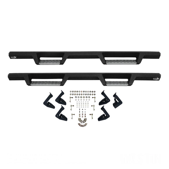 Westin HDX Stainless Drop Nerf Step Bars Textured Black 56-135252