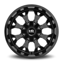 22x10 Hardrock Devastator Gloss Black 8x170 ET-25 wheel/rim