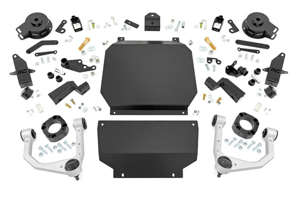 Rough Country 3.5" Lift Kit Rear Air Ride For Toyota Tundra 4WD 22-23
