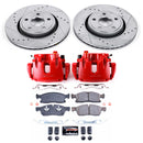 PowerStop Z23 Daily Driver Carbon-Fiber Ceramic Pads Drilled & Slotted Rotor & C