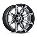 22x10 Fuel Off-Road FC401 Brawl Chrome With Gloss Black Lip 8x170 ET-18 Wheel
