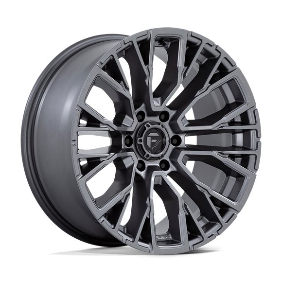 20x9 Fuel Off-Road D848 Rebar Gray 6x139.7 ET1 CB106.1 Wheel Rim