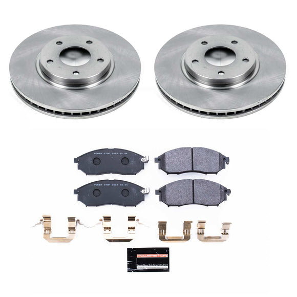 PowerStop Track Day Spec High-Performance Brake Pad and Rotor Kit