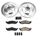 PowerStop Z23 Daily Driver Carbon-Fiber Ceramic Brake Pad and Drilled & Slotted