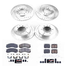 PowerStop Z23 Daily Driver Carbon-Fiber Ceramic Brake Pad and Drilled & Slotted