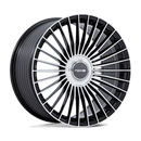 22X10 Niche NC282 Serene Gloss Black W/ Machined Face 5x130 ET20 Wheel Rim
