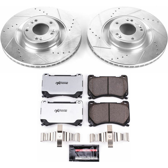 PowerStop Z26 Street Performance Ceramic Brake Pad and Drilled & Slotted Rotor K