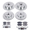 PowerStop Z23 Daily Driver Carbon-Fiber Ceramic Brake Pad and Drilled & Slotted