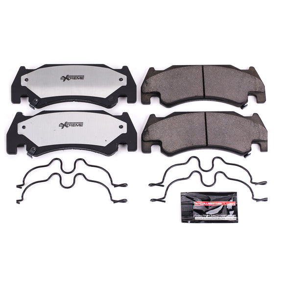 PowerStop Z36 Truck And Tow Carbon-Fiber Ceramic Brake Pads With Hardware