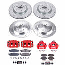 PowerStop Z23 Daily Driver Carbon-Fiber Ceramic Pads Drilled & Slotted Rotor & C