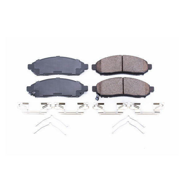 PowerStop Z17 Evolution Ceramic Brake Pads With Hardware