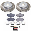 PowerStop Semi-Coated Rotor and Low-Dust Ceramic Brake Pad Kit