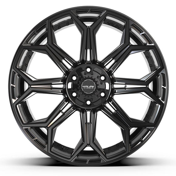 4Play Gen3 4P83 24x10 Black Wheel 6x139.7 ET18 CB106.1