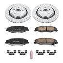 PowerStop Z23 Daily Driver Carbon-Fiber Ceramic Brake Pad and Drilled & Slotted