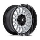 20x10 Fuel Off-Road D798 Arc Silver Brushed Face Black Lip 6x135 ET-18 Wheel