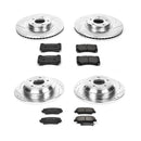 PowerStop Z23 Daily Driver Carbon-Fiber Ceramic Brake Pad and Drilled & Slotted