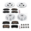 PowerStop Z23 Daily Driver Carbon-Fiber Ceramic Brake Pad and Drilled & Slotted