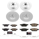 PowerStop Genuine Geomet Coated Rotor and Carbon-Fiber Ceramic Brake Pad Kit