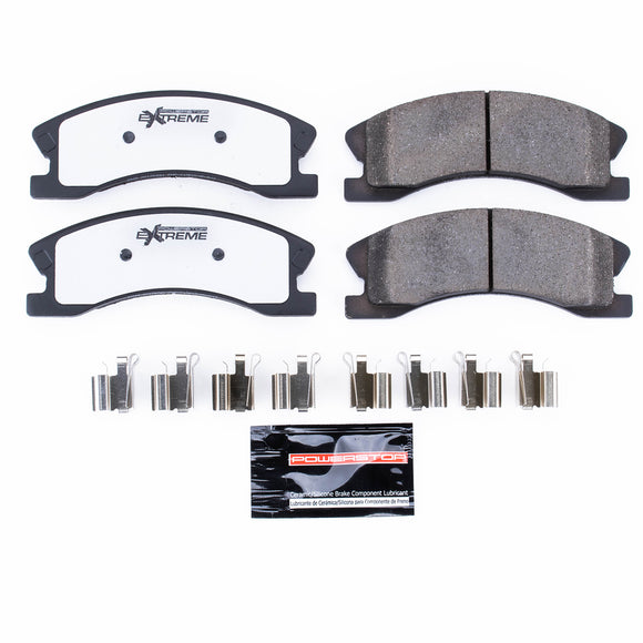 PowerStop Z26 Street Performance Carbon-Fiber Ceramic Brake Pads With Hardware