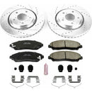 PowerStop Z23 Daily Driver Carbon-Fiber Ceramic Brake Pad and Drilled & Slotted
