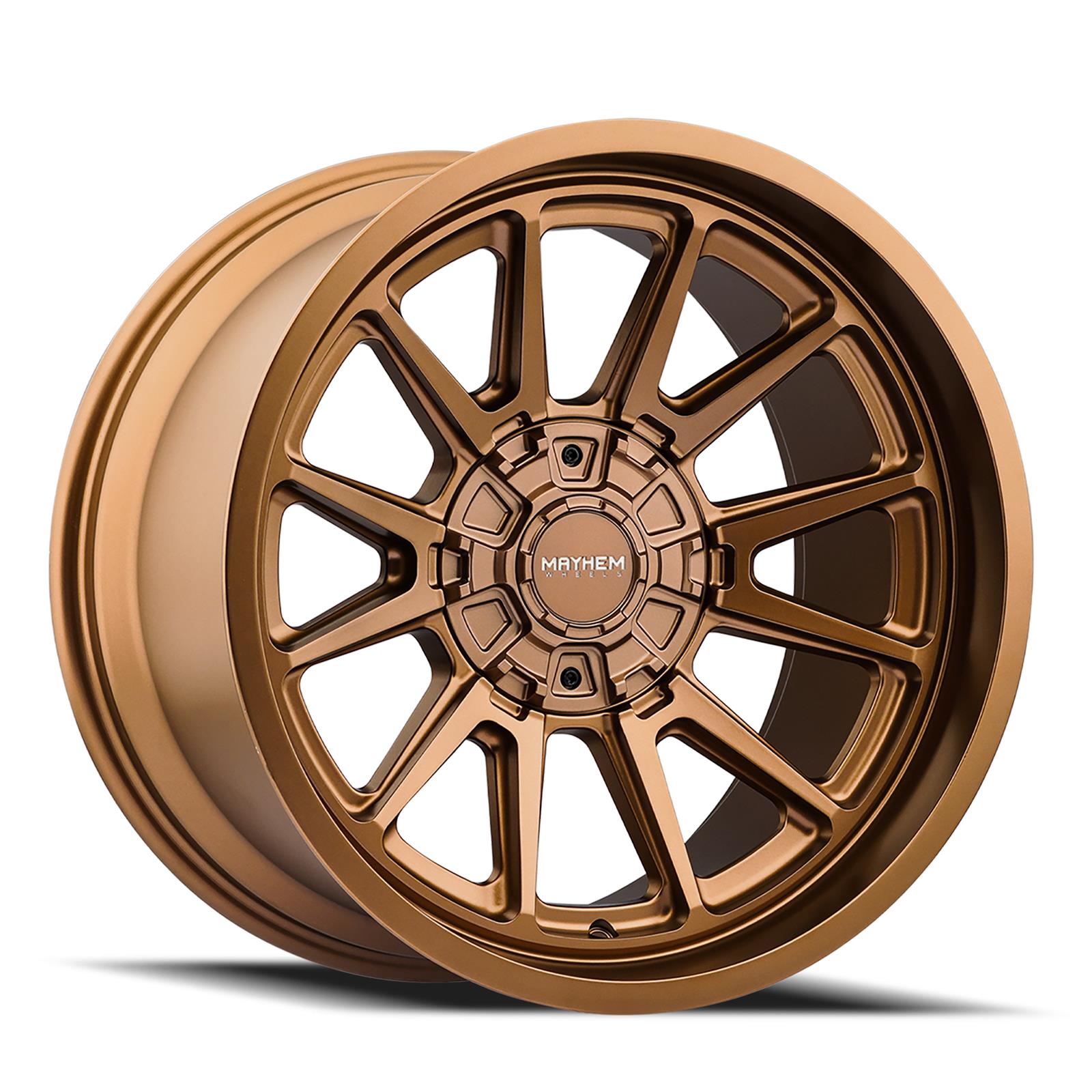 20x10 Mayhem 8116 Intrepid Bronze 5x127 5x139.7 5x5 5x5.5 ET-24 Wheel Rim