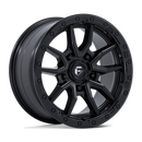 18x9 Fuel Off-Road D679 Rebel Matte Black 5x139.7 ET1 CB78.1 Wheel Rim