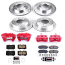 PowerStop Z23 Daily Driver Carbon-Fiber Ceramic Pads Drilled & Slotted Rotor & C