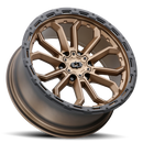 18x9 Vision 405 Korupt Satin Bronze Wheel 6x120 ET12 CB67.1
