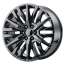 22X9 Performance Replicas PR198 Gloss Black 6X139.7 6X5.5 ET28 Wheel Rim