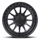 17x9 Lock Off-Road Baja Matte Black 5x127 5x5 ET0 Wheel Rim