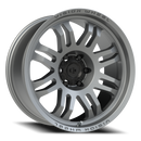 20x9.5 Vision 409 Inferno Satin Grey 6x5.5 (6x139.7) ET-18 wheel/rim