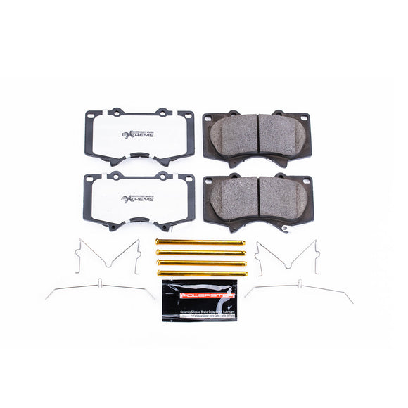 PowerStop Z36 Truck And Tow Carbon-Fiber Ceramic Brake Pads With Hardware