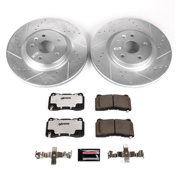 PowerStop Z26 Street Performance Ceramic Brake Pad and Drilled & Slotted Rotor K