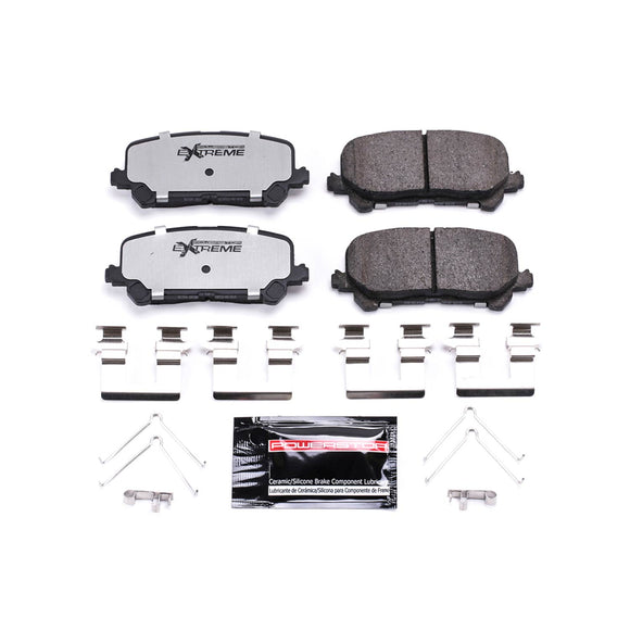 PowerStop Z36 Truck And Tow Carbon-Fiber Ceramic Brake Pads With Hardware