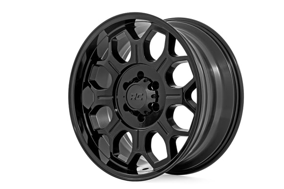 20x9 Rough Country 77 Series Gloss Black 6x135 ET18 Wheel Rim