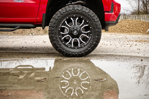 Rough Country 93 Series Machined Black 20x9 6x5.5 6x135 6x139.7 ET0 Wheel