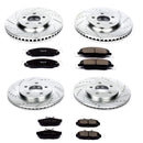 PowerStop Z23 Daily Driver Carbon-Fiber Ceramic Brake Pad and Drilled & Slotted