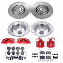 PowerStop Z23 Daily Driver Carbon-Fiber Ceramic Pads Drilled & Slotted Rotor & C